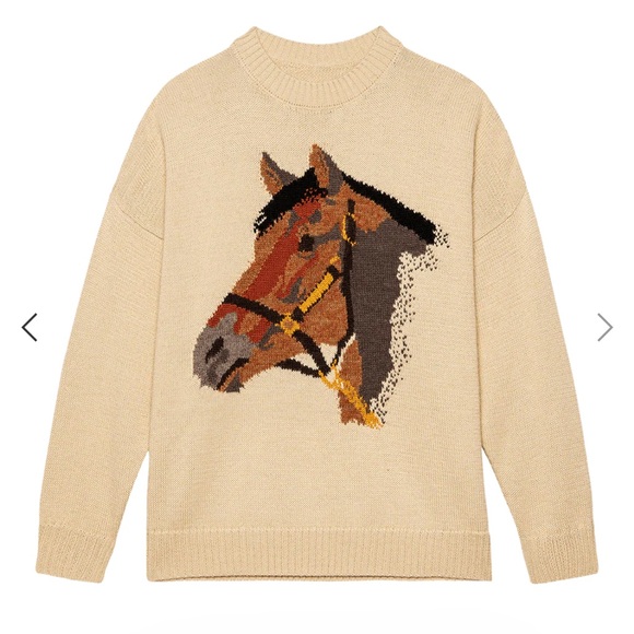 The Great.🎉host pickx2🎉🎈 NWT Stable sweater with iconic horse head - Picture 2 of 14